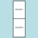 Two Color Horizontal Drape Flag F108 Two Color Horizontal Drape Flag F108
