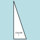 Solid Color Pennant Drape Flag F129 Solid Color Pennant Drape Flag F129