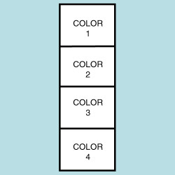Four Color Drape Flag F132