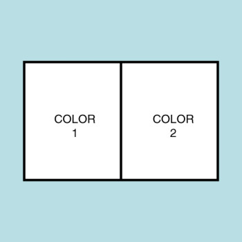 Two Color Flag F102 Two Color Flag F102