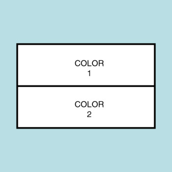 Two Color Horizontal Flag F103 Two Color Horizontal Flag F103