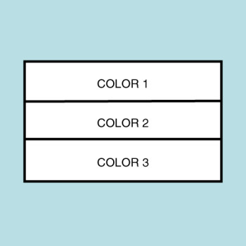 Three Color Horizontal Flag F105 Three Color Horizontal Flag F105