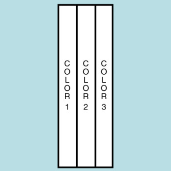 Three Color Vertical Drape Flag F111 Three Color Vertical Drape Flag F111