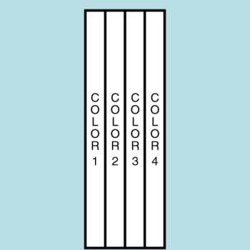 Four Color Vertical Flag F121 Four Color Vertical Flag F121