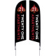 7 Ft. Falcon Flag Double Sided Kit 7 Ft. Falcon Flag Double Sided Kit