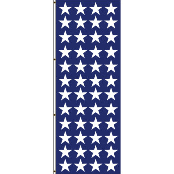 Navy Blue With White Stars Flag Navy Blue With White Stars Flag