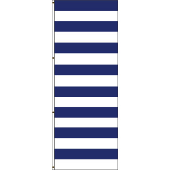 Navy Blue and White Stripes Flag Navy Blue and White Stripes Flag