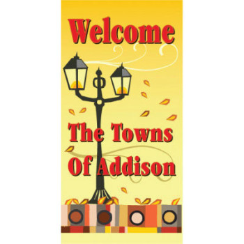 Beautiful Fall Lightpole Banner Beautiful Fall Lightpole Banner