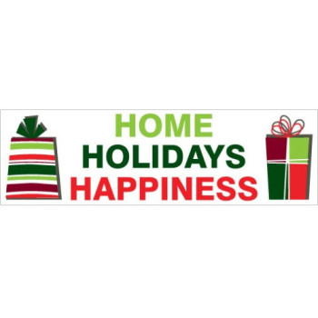 Home Holiday Happiness Banner Home Holiday Happiness Banner