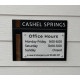 Designer Office Hour Replacement Plaque Designer Office Hour Replacement Plaque