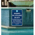 Pool Rules Signs