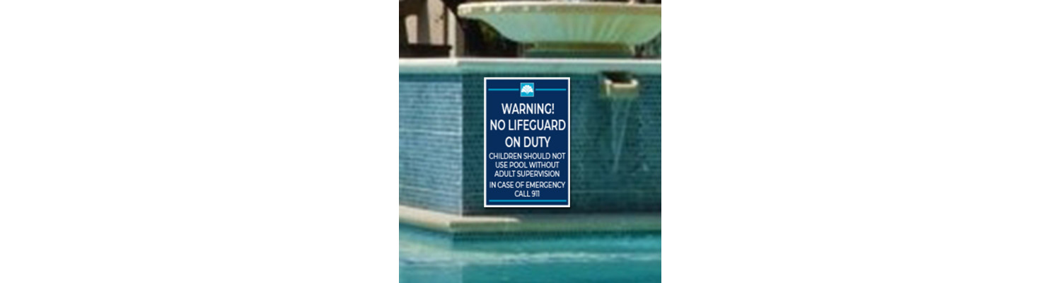 Pool Rules Signs