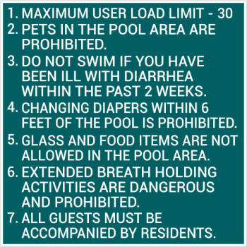 Texas Pool Rules Texas Pool Rules