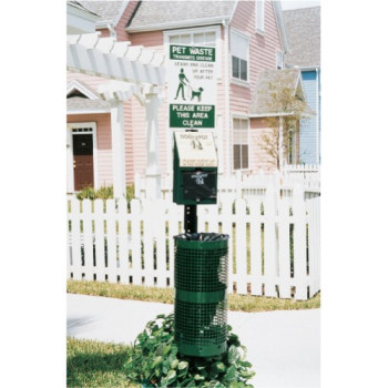 Pet Station with Aluminum Receptacle Pet Station with Aluminum Receptacle