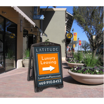 A Plus A-Frame Sidewalk Sign