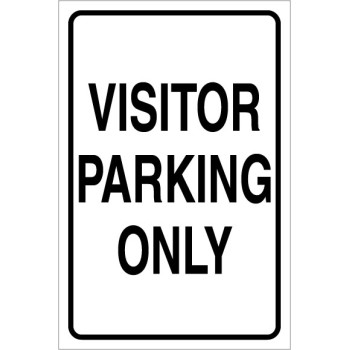 Visitor Parking Only Sign Visitor Parking Only Sign