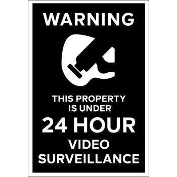 Under Surveillance Sign Under Surveillance Sign